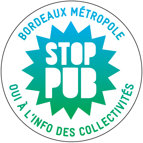 ou recuperer autocollant stop pub Bordeaux Métropole