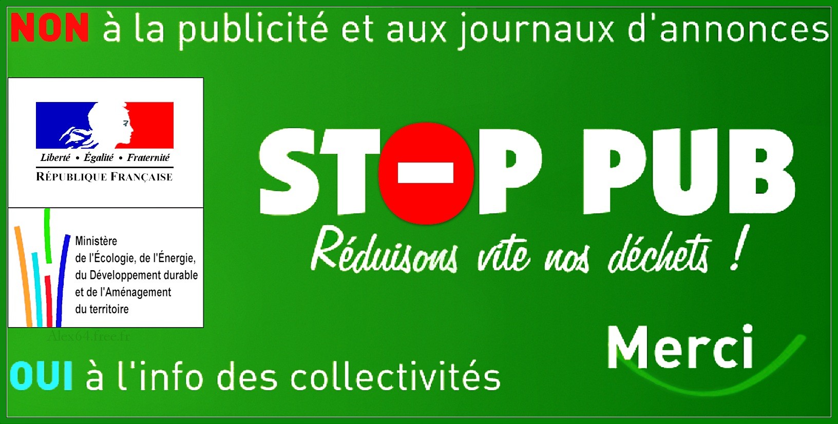 pourquoi mettre un autocollant stop pub CC De Belle-Île-en-Mer
