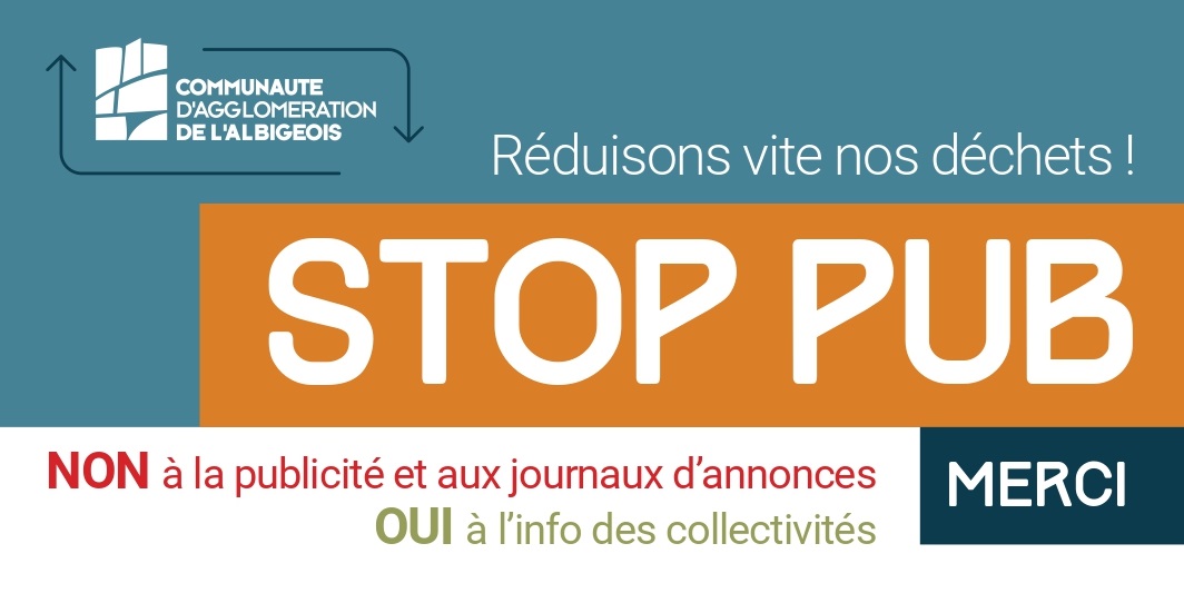 ou avoir autocollant stop pub CA de lAlbigeois
