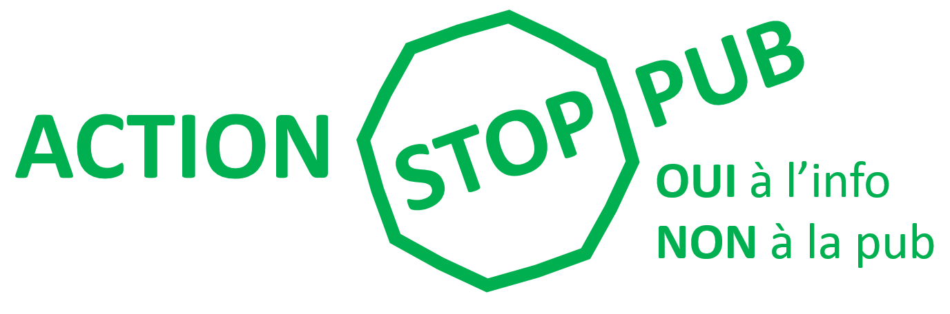 ActionStopPub | L'autocollant Stop Pub gratuit
